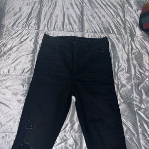 American Eagle ripped black jeans